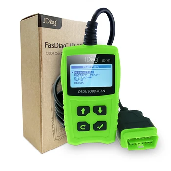 JDiag JD101 Car Diagnostic Tool Code Reader Auto Scanner Engine Light Diagnostic Tool EOBD Scanner with Battery Test PK AD310
JDiag JD101 Car Diagnostic Tool Code Reader Auto Scanner Engine Light Diagnostic Tool EOBD Scanner with Battery Test PK AD310
