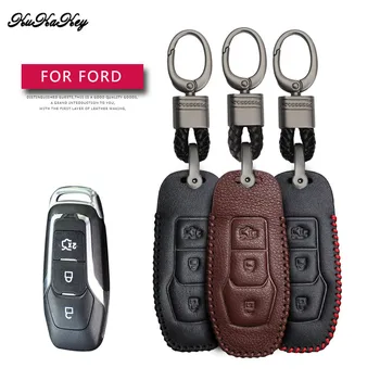 Leather Car Key Case Cover Protection Shell Skin For Ford Fiesta Focus MK3 MK4 Mondeo Ecosport Kuga ST Car Keyring Keychain 
Leather Car Key Case Cover Protection Shell Skin For Ford Fiesta Focus MK3 MK4 Mondeo Ecosport Kuga ST Car Keyring Keychain