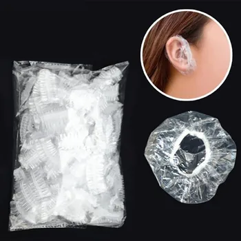 100pcs Disposable Plastic Waterproof Ear Protector Cover Caps Salon Hairdressing Dye Shield Protection Shower Cap Tool AU30
100pcs Disposable Plastic Waterproof Ear Protector Cover Caps Salon Hairdressing Dye Shield Protection Shower Cap Tool AU30
