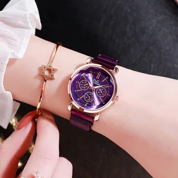 Women Watch Wild watch Starry Sky Ladies Bracelet Watch Casual luxury Milan Quartz Wristwatch Clock Relogio Feminino
Women Watch Wild watch Starry Sky Ladies Bracelet Watch Casual luxury Milan Quartz Wristwatch Clock Relogio Feminino