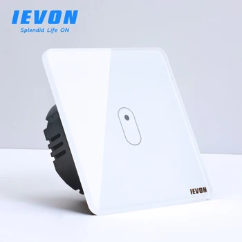 IEVON Luxury Wall Touch Sensor Switch EU/UK Standard Light Gray Crystal Glass Touch Switch Power 1/2/3 Gang 1 Way AC 220
IEVON Luxury Wall Touch Sensor Switch EU/UK Standard Light Gray Crystal Glass Touch Switch Power 1/2/3 Gang 1 Way AC 220