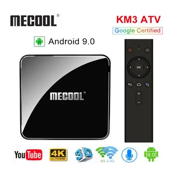 MECOOL KM3 ATV Androidtv 9.0 TV Box 4GB 64GB /128GAmlogic S905X2 4K Dual Wifi Set Top Box
MECOOL KM3 ATV Androidtv 9.0 TV Box 4GB 64GB /128GAmlogic S905X2 4K Dual Wifi Set Top Box