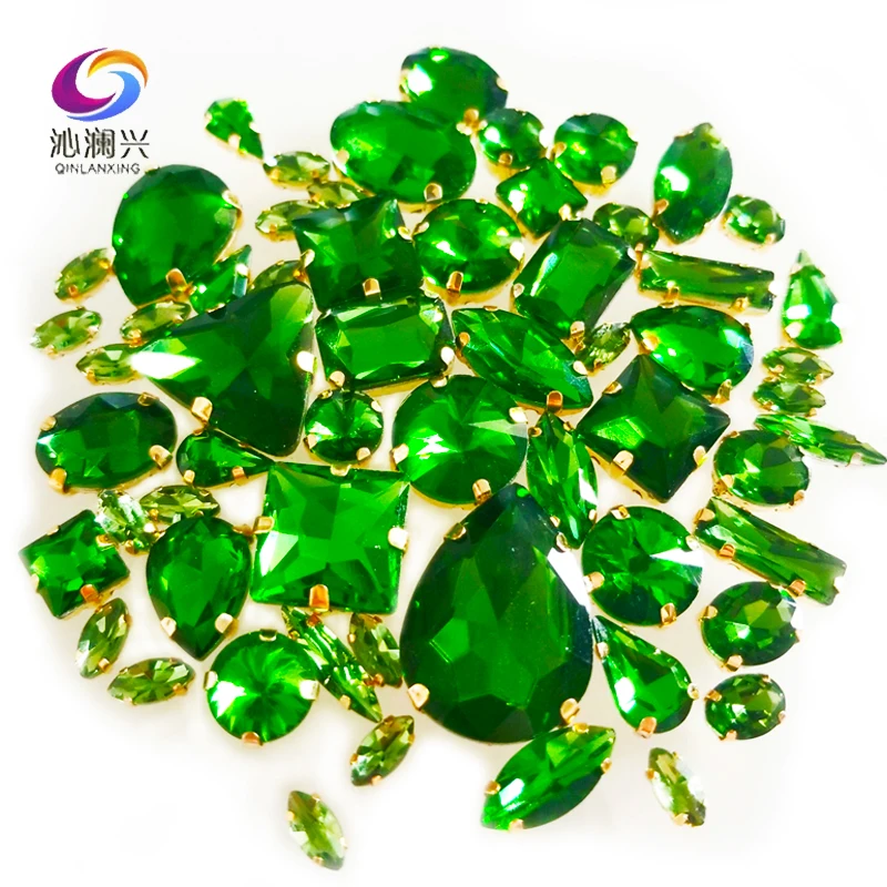 58pcs/pack Grass Green Gold Bottom Mix Shape Mix Size Crystal Galss Claw Rhinestone,flatback Sew on Stones Diy/Gewelry Accessory
58pcs/pack Grass Green Gold Bottom Mix Shape Mix Size Crystal Galss Claw Rhinestone,flatback Sew on Stones Diy/Gewelry Accessory