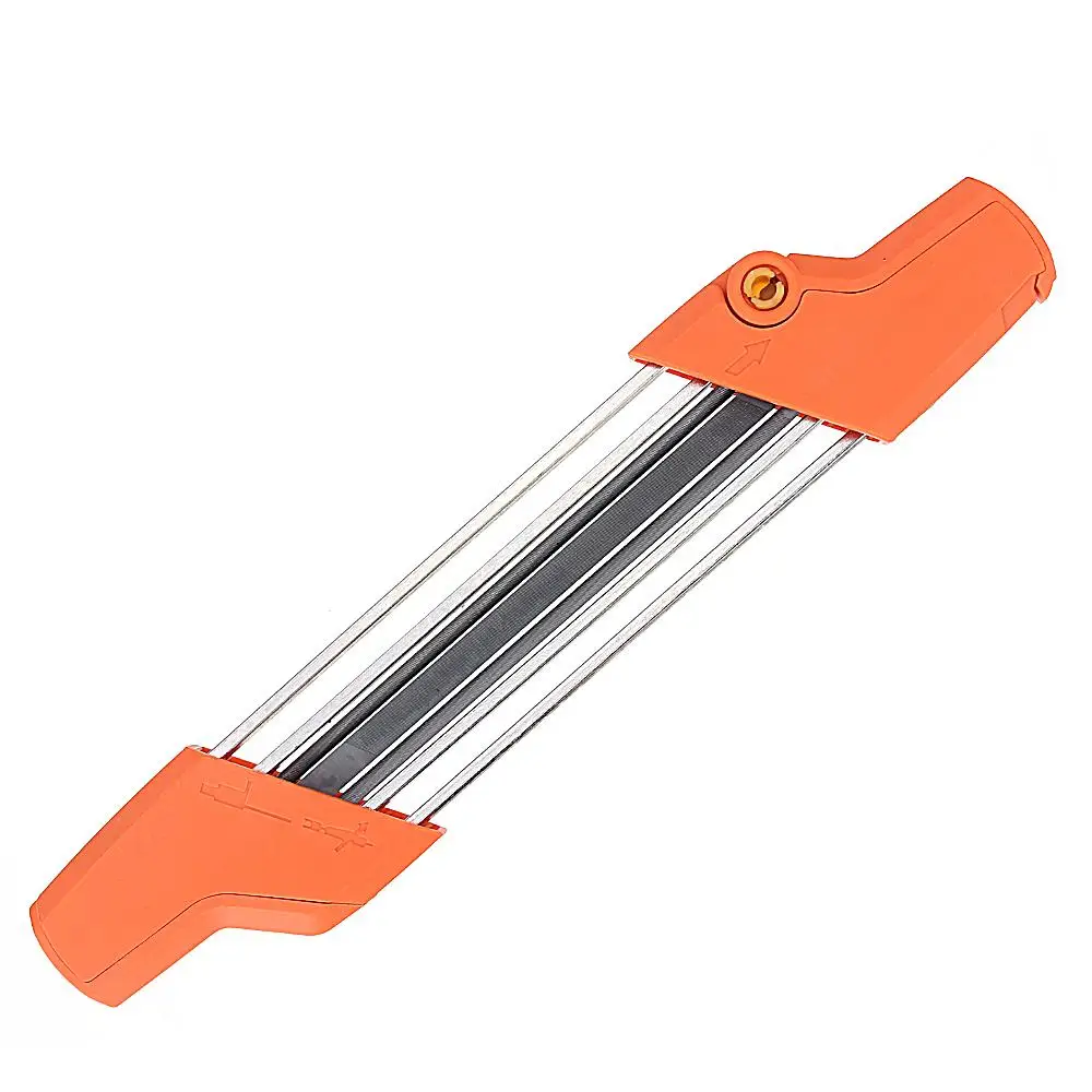 2 In 1 File Chainsaw Chain Sharpener .325 Inch Pitch Fast Chain Saw Sharpening Set with 2pcs 3/16 Inch Files
2 In 1 File Chainsaw Chain Sharpener .325 Inch Pitch Fast Chain Saw Sharpening Set with 2pcs 3/16 Inch Files
