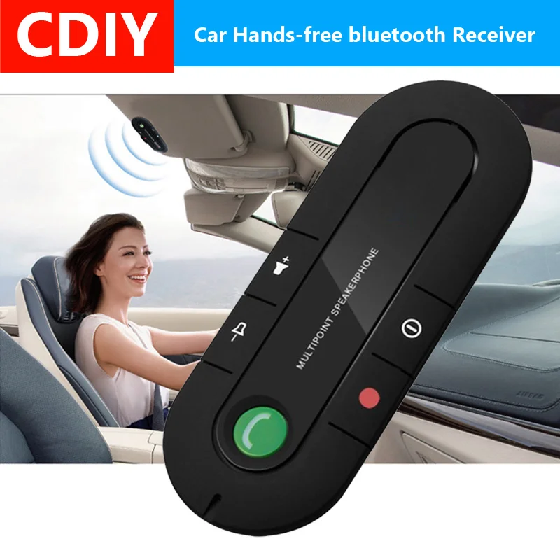 Portable Car Hands-free bluetooth Receiver Clip-on Sun Visor Wireless bluetooth Car Mobile Vehicle Speakerphone Music Receiver
Portable Car Hands-free bluetooth Receiver Clip-on Sun Visor Wireless bluetooth Car Mobile Vehicle Speakerphone Music Receiver