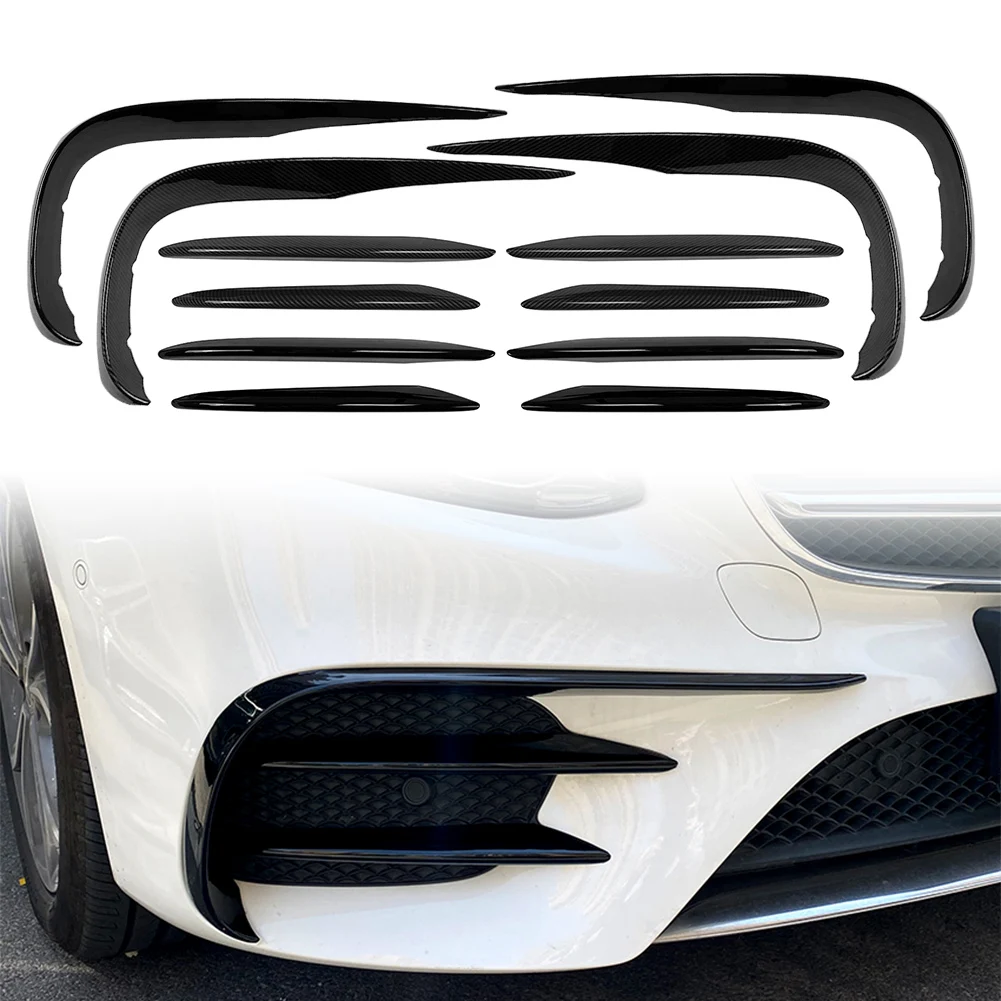 6pcs Car Front Bumper Lip Splitter Spoiler Fog Light Cover Decorative Trim For Benz AMG E-Class W213 E200 E300 E260 2016-2020
6pcs Car Front Bumper Lip Splitter Spoiler Fog Light Cover Decorative Trim For Benz AMG E-Class W213 E200 E300 E260 2016-2020