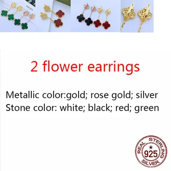 S925 sterling silver earrings simple personality fashion style hypoallergenic double flower clover shape to give girlfriend gift
S925 sterling silver earrings simple personality fashion style hypoallergenic double flower clover shape to give girlfriend gift