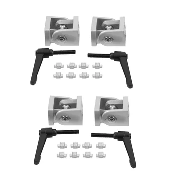 2Pcs Die Cast Aluminum Flexible Pivot Joint Connector With Handle Corner Hinge For Aluminum Extrusion Profile
2Pcs Die Cast Aluminum Flexible Pivot Joint Connector With Handle Corner Hinge For Aluminum Extrusion Profile