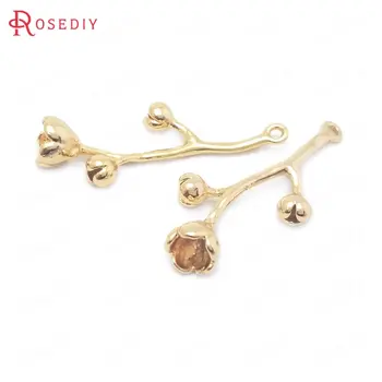 (38482)10PCS 10x22.5MM 24K Gold Color Brass Flower Branch Charms Pendants High Quality Jewelry Making Supplies Diy Accessories
(38482)10PCS 10x22.5MM 24K Gold Color Brass Flower Branch Charms Pendants High Quality Jewelry Making Supplies Diy Accessories