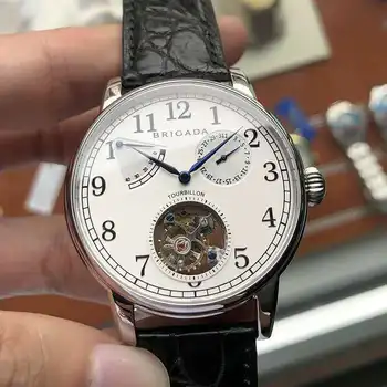 BRIGADA Mens TianJin ST8001 Mechanical Tourbillon Movement Dress Luxury Watch 
BRIGADA Mens TianJin ST8001 Mechanical Tourbillon Movement Dress Luxury Watch