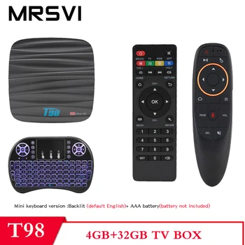 MRSVI T98 TV BOX H6 Quad Core 2GB/16G 4GB/32GB Android 9.0 6K Ultra Clear Network Player Support 4G SIM card WIFI Bluetooth
MRSVI T98 TV BOX H6 Quad Core 2GB/16G 4GB/32GB Android 9.0 6K Ultra Clear Network Player Support 4G SIM card WIFI Bluetooth