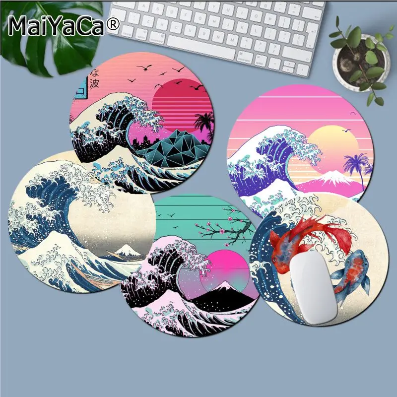 Maiyaca Simple Design Great Wave Off Silicone round mouse Pad to Mouse Game Anti-Slip Laptop PC Mice Pad Mat gaming Mousepad
Maiyaca Simple Design Great Wave Off Silicone round mouse Pad to Mouse Game Anti-Slip Laptop PC Mice Pad Mat gaming Mousepad