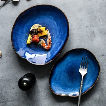 1pcs Ceramic Plate Irregular Tableware Western Food Dinner Plates Nordic Salad Bowl Household Main Dish Tray Kitchen Accessories
1pcs Ceramic Plate Irregular Tableware Western Food Dinner Plates Nordic Salad Bowl Household Main Dish Tray Kitchen Accessories