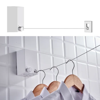 Clothes Drying Rack Home Retractable Clotheslines Clothes Hanger Wall Mounted Clothesline Rope for Indoor Outdoor Laundry Drying
Clothes Drying Rack Home Retractable Clotheslines Clothes Hanger Wall Mounted Clothesline Rope for Indoor Outdoor Laundry Drying