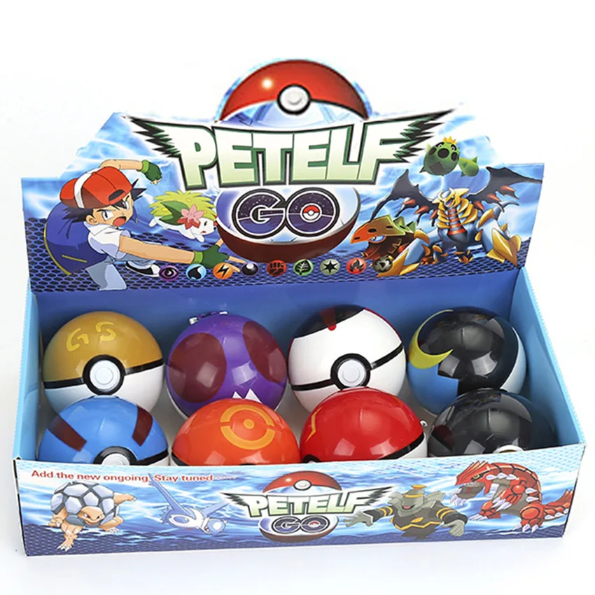 Action 8 Pcs/set Pokeballs with random Pokemons Balls Inside Original Boxed Birthday Gifts Pikachu Toys For Children Collectible
Action 8 Pcs/set Pokeballs with random Pokemons Balls Inside Original Boxed Birthday Gifts Pikachu Toys For Children Collectible