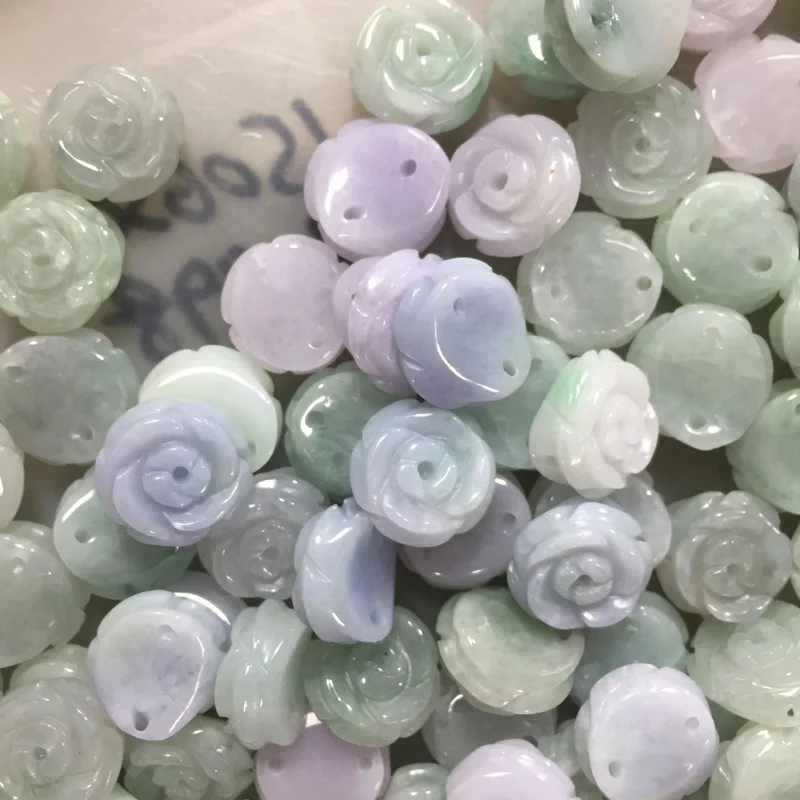 2pcs Round Beads Natural Lavender Light Green Type A Myanmar Jadeite Jade Fine DIY Ring or Earring Accessoriest for Women's
2pcs Round Beads Natural Lavender Light Green Type A Myanmar Jadeite Jade Fine DIY Ring or Earring Accessoriest for Women's