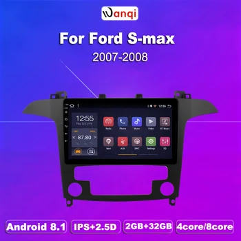 2G RAM 32G ROM 9 inch Android 8.1 full touch screen car multimedia system For Ford S-Max Galaxy 2007-2008 gps navigation 
2G RAM 32G ROM 9 inch Android 8.1 full touch screen car multimedia system For Ford S-Max Galaxy 2007-2008 gps navigation