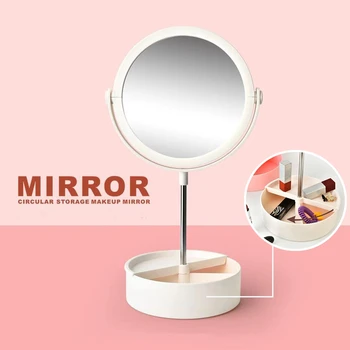 Portable Mirror Makeup Mirror Vanity Mirror Decorative mirror 360 Degree Rotating Adjustable Arm Cosmetics Tools Round Mirror
Portable Mirror Makeup Mirror Vanity Mirror Decorative mirror 360 Degree Rotating Adjustable Arm Cosmetics Tools Round Mirror