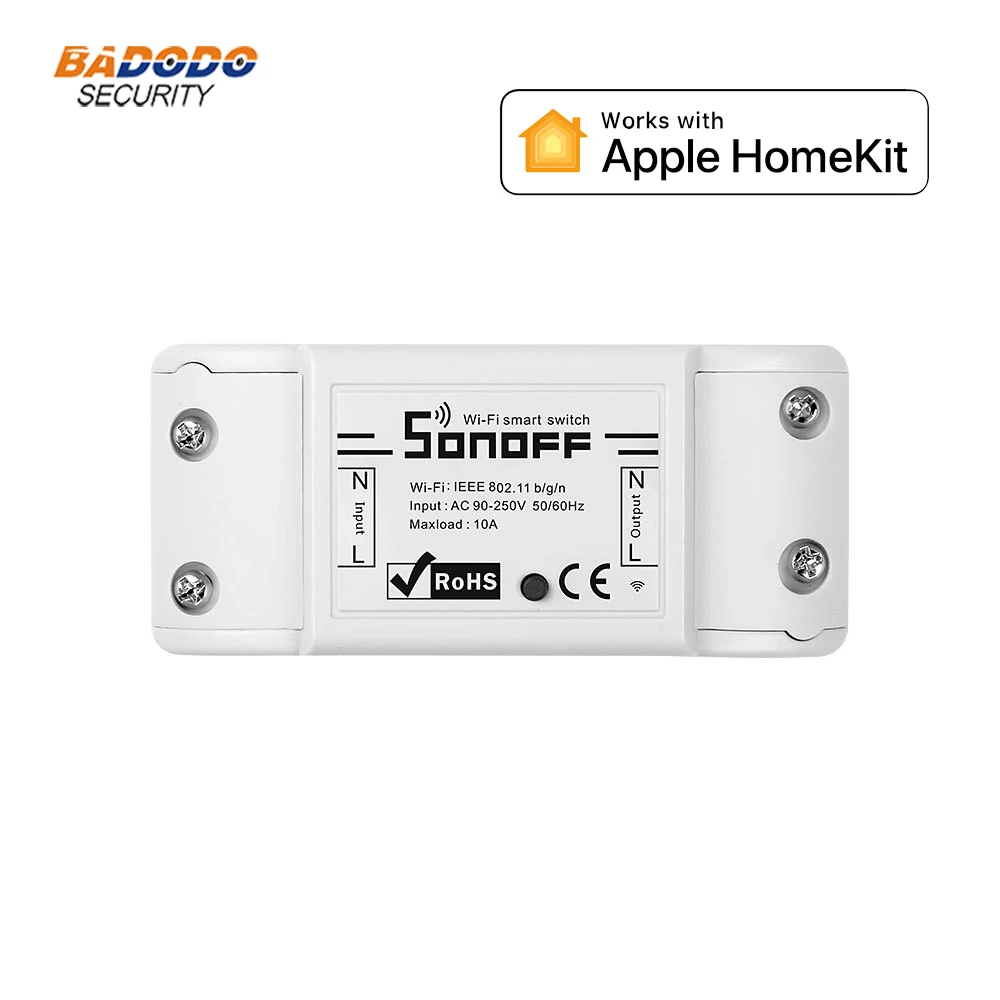 Smart single realy Switch module compatible with Apple HomeKit for smart home light control
Smart single realy Switch module compatible with Apple HomeKit for smart home light control