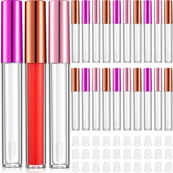 30 Pieces 2.5 ml Empty Lip Gloss Tube Clear Mini Refillable Lip Balm Bottle Reusable Plastic DIY Lipstick Tube Container
30 Pieces 2.5 ml Empty Lip Gloss Tube Clear Mini Refillable Lip Balm Bottle Reusable Plastic DIY Lipstick Tube Container
