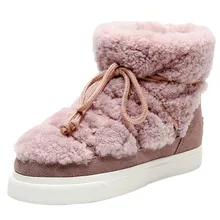 FEDONAS Sweet Women Wool Cow Suede Ankle Boots Female Big Size Snow Boots Dancing Casual Shoes Woman Newest Flats Platform Boots
FEDONAS Sweet Women Wool Cow Suede Ankle Boots Female Big Size Snow Boots Dancing Casual Shoes Woman Newest Flats Platform Boots