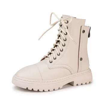 2020 New Style All-match British Style Thick-Soled Motorcycle Ankle Boots New Style for Autumn and Winter Size Motorcycle Boots
2020 New Style All-match British Style Thick-Soled Motorcycle Ankle Boots New Style for Autumn and Winter Size Motorcycle Boots