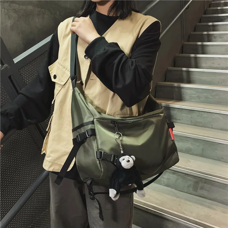 Popular Brand Large-Volume Shoulder Bag Men Function Bag Street Fashion Shoulder Bag Workwear Bag Japanese-style Versatile Schoo 
Popular Brand Large-Volume Shoulder Bag Men Function Bag Street Fashion Shoulder Bag Workwear Bag Japanese-style Versatile Schoo