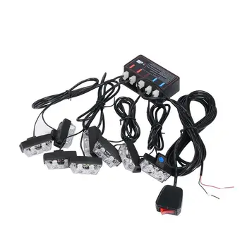 1Set High Quality Red And Blue 16 LED Daytime Running Lights Strobe Lights For Front Grille Deck Emergency Strobe Flash Light
1Set High Quality Red And Blue 16 LED Daytime Running Lights Strobe Lights For Front Grille Deck Emergency Strobe Flash Light
