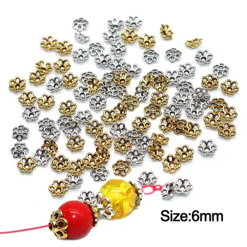 100/200pcs 6mm Silver Plated Flower Petal Cutout Beads Caps Jewelry Supplies Hollow Out Bead Cap Charms for Jewelry Making
100/200pcs 6mm Silver Plated Flower Petal Cutout Beads Caps Jewelry Supplies Hollow Out Bead Cap Charms for Jewelry Making