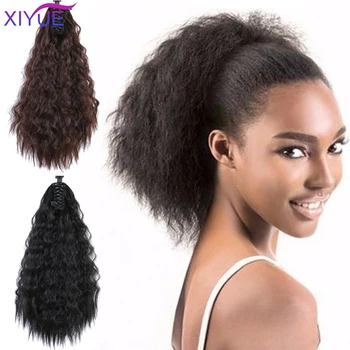 XIYUE Short Kinky Straight Fake Hair Heat Resistant Synthetic Hair Wavy Claw Clip in/on Ponytail Hair Extensions
XIYUE Short Kinky Straight Fake Hair Heat Resistant Synthetic Hair Wavy Claw Clip in/on Ponytail Hair Extensions