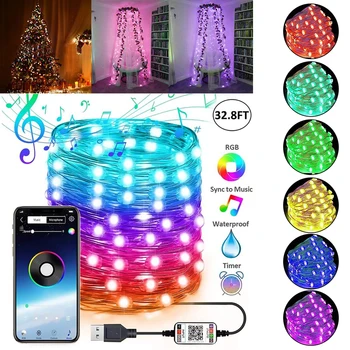 Christmas Tree Decoration Lights Customized Smart Bluetooth LED Personalized String Lights App Remote Control Lights Dropship
Christmas Tree Decoration Lights Customized Smart Bluetooth LED Personalized String Lights App Remote Control Lights Dropship