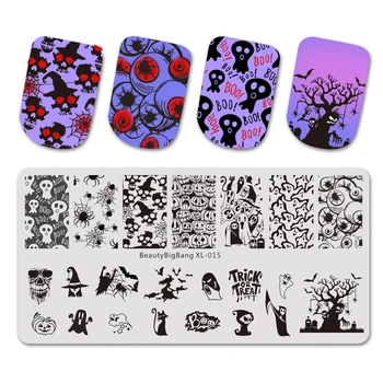 Nail Stamping Plates Halloween Striped Line Mandala Nail Art Plate Stencil Stainless Steel Design Printing Stencil Tools 
Nail Stamping Plates Halloween Striped Line Mandala Nail Art Plate Stencil Stainless Steel Design Printing Stencil Tools
