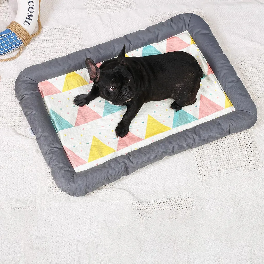 Pet Dog Cat Cooling Mat Ice silk Pet Cat Dog Sleeping Bed Summer Heat Relief Comfortable Cushion Pad Clear Pet Nest
Pet Dog Cat Cooling Mat Ice silk Pet Cat Dog Sleeping Bed Summer Heat Relief Comfortable Cushion Pad Clear Pet Nest
