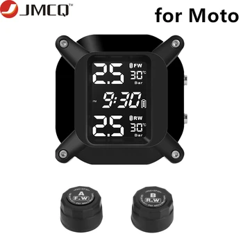 JMCQ Motorcycle TPMS Tire Pressure Monitoring System Waterproof Wireless TPMS for Motorcycle with 2 External Sensor Two-Wheeled
JMCQ Motorcycle TPMS Tire Pressure Monitoring System Waterproof Wireless TPMS for Motorcycle with 2 External Sensor Two-Wheeled