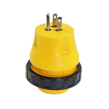 15A Male To 30Amp Female Twist Adapter RV Locking Power Cord 125V AC Camper Generator Cable Adapter Electrical Converter Plug
15A Male To 30Amp Female Twist Adapter RV Locking Power Cord 125V AC Camper Generator Cable Adapter Electrical Converter Plug
