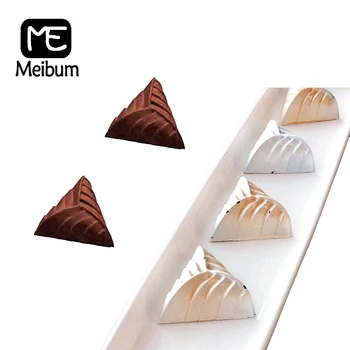 Meibum 18 Cavity Chocolate Mold Triangular Pattern Child Candy Chunk Polycarbonate Mould Decoration Confectionery Baking Tray
Meibum 18 Cavity Chocolate Mold Triangular Pattern Child Candy Chunk Polycarbonate Mould Decoration Confectionery Baking Tray