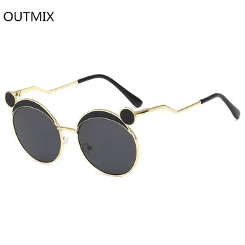 OUTMIX Cute Baby Brand Design Vintage Round Sunglasses Female Glasses Retro Cateye Sun Glasses For Children Oculos De Sol
OUTMIX Cute Baby Brand Design Vintage Round Sunglasses Female Glasses Retro Cateye Sun Glasses For Children Oculos De Sol