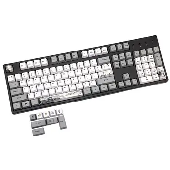2020 New 113 Key Ink Landscape Keycap OEM PBT 5-Surfaces Dye Mechanical Keyboard Keycap
2020 New 113 Key Ink Landscape Keycap OEM PBT 5-Surfaces Dye Mechanical Keyboard Keycap