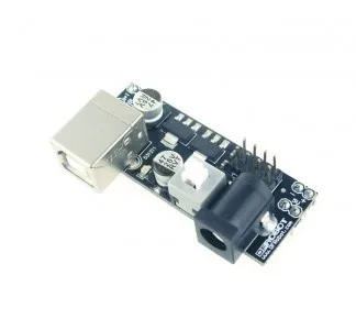 Make for Arduino open source bread board power board provides 3.3V and 5V power supply
Make for Arduino open source bread board power board provides 3.3V and 5V power supply