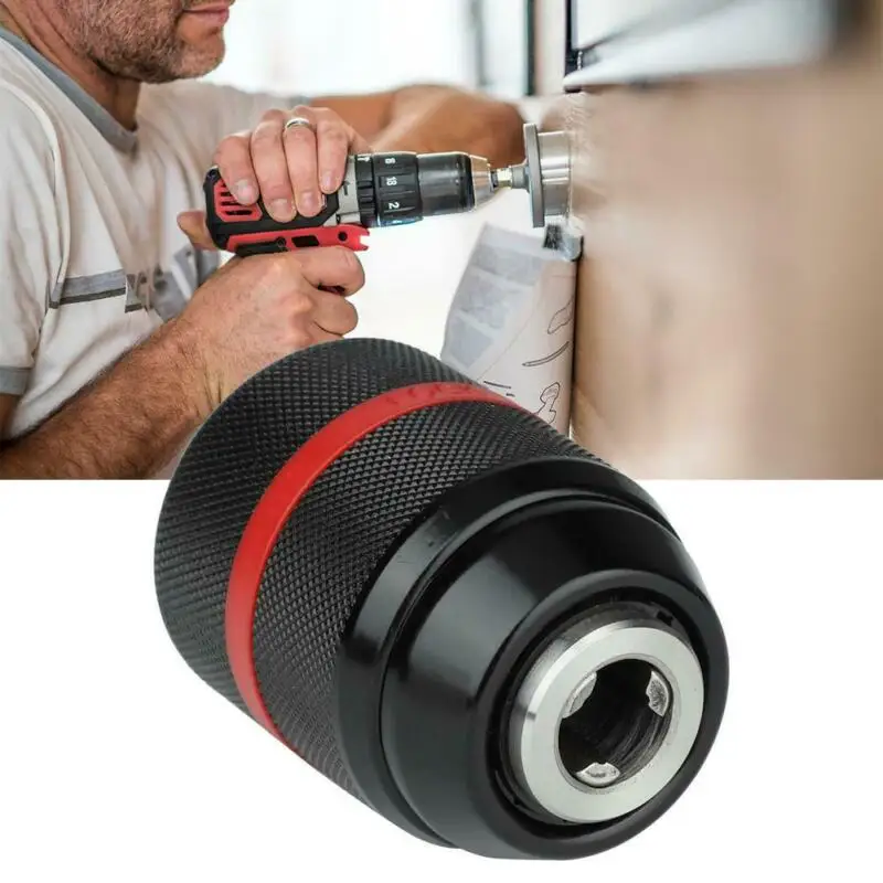1PC Keyless Hand Drill Chuck 1/2-20UNF Mount 1mm-13mm Self-Tighten Metalwork Durable For Long Hours Of Work
1PC Keyless Hand Drill Chuck 1/2-20UNF Mount 1mm-13mm Self-Tighten Metalwork Durable For Long Hours Of Work