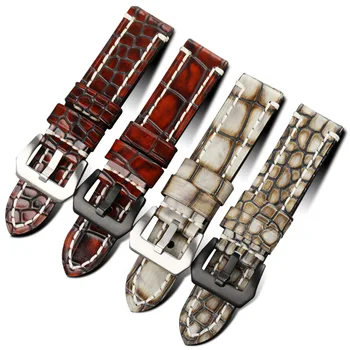 Handmade Bamboo Pattern Leather Strap 20/22MM Color-Brushed Men's Retro Fit Mechanical Watch Strap 20mm 22mm bracelet Leather
Handmade Bamboo Pattern Leather Strap 20/22MM Color-Brushed Men's Retro Fit Mechanical Watch Strap 20mm 22mm bracelet Leather