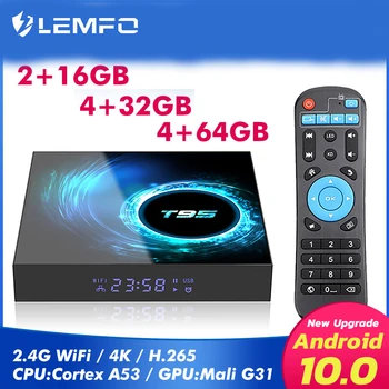 TV Box Android 10 T95 4GB RAM 32GB 64GB Quad Core Allwinner H616 1080P H.265 4K TVBOX Android 10.0 Smart Set Top Box PK H96 MAX
TV Box Android 10 T95 4GB RAM 32GB 64GB Quad Core Allwinner H616 1080P H.265 4K TVBOX Android 10.0 Smart Set Top Box PK H96 MAX