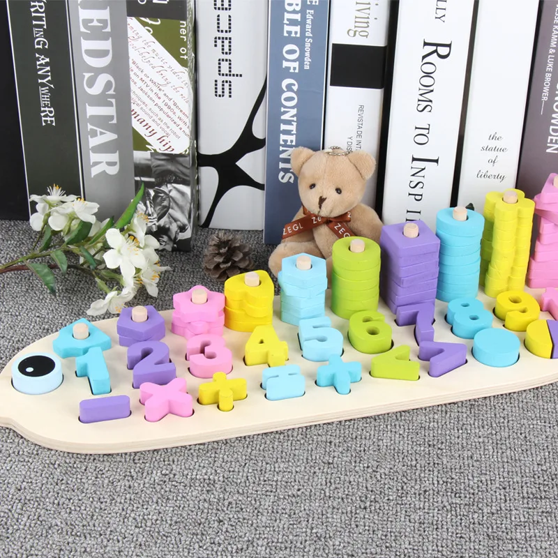 Wood Shape with Numbers Board Montessori Matching Teaching Aids 3-6 a Year of Age Kindergarten Children Early Childhood Educatio
Wood Shape with Numbers Board Montessori Matching Teaching Aids 3-6 a Year of Age Kindergarten Children Early Childhood Educatio