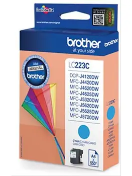 BROTHER Cyan ink cartridge blister 
BROTHER Cyan ink cartridge blister