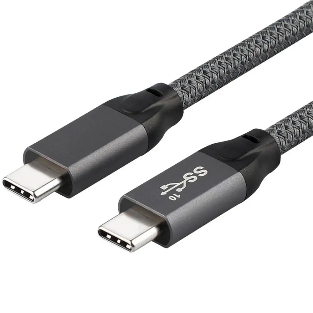 10 Гбит/с USB 3 1 USB-C кабель Type C Gen2 штекер-штекер для передачи данных 100 Вт Кабель с