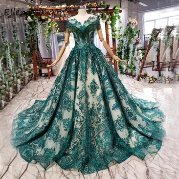 Saudi Arabian Muslim Dark Green Lace Evening Dresses Elegant 2019 Boat Neck Beads Lace up Sequins Formal Event Party Ball Gowns 
Saudi Arabian Muslim Dark Green Lace Evening Dresses Elegant 2019 Boat Neck Beads Lace up Sequins Formal Event Party Ball Gowns