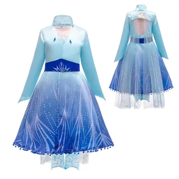 Princess Elsa Dress for Girls Cosplay Snow Queen 2 Elza Anna Costumes Kids Carnival Birthday Party Clothing 6 8 10 12 14 Years
Princess Elsa Dress for Girls Cosplay Snow Queen 2 Elza Anna Costumes Kids Carnival Birthday Party Clothing 6 8 10 12 14 Years