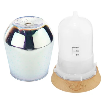 3D Led Ultrasonic Aromatherapy Essential Oil Diffuser Air Purifier Us Plug