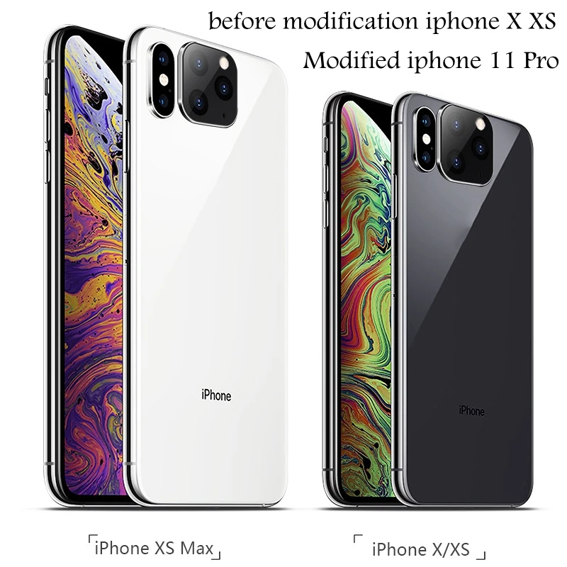 For iPhone Apple X Seconds Change 11 Lens Sticker XS MAX Modified PRO Explosion Case Camera | Мобильные телефоны и