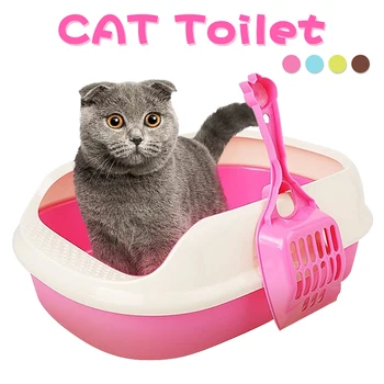 Cat Toilet Litter Box Cat Litter Box Shatter-Resistant Home Lightweight Plastic Dog Cleaning Anti-Breaking Crack-Proof
Cat Toilet Litter Box Cat Litter Box Shatter-Resistant Home Lightweight Plastic Dog Cleaning Anti-Breaking Crack-Proof